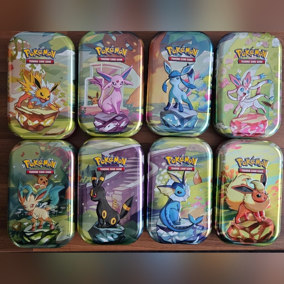Other - Pokémon Cards - Eeveelutions Tins (No Cards)